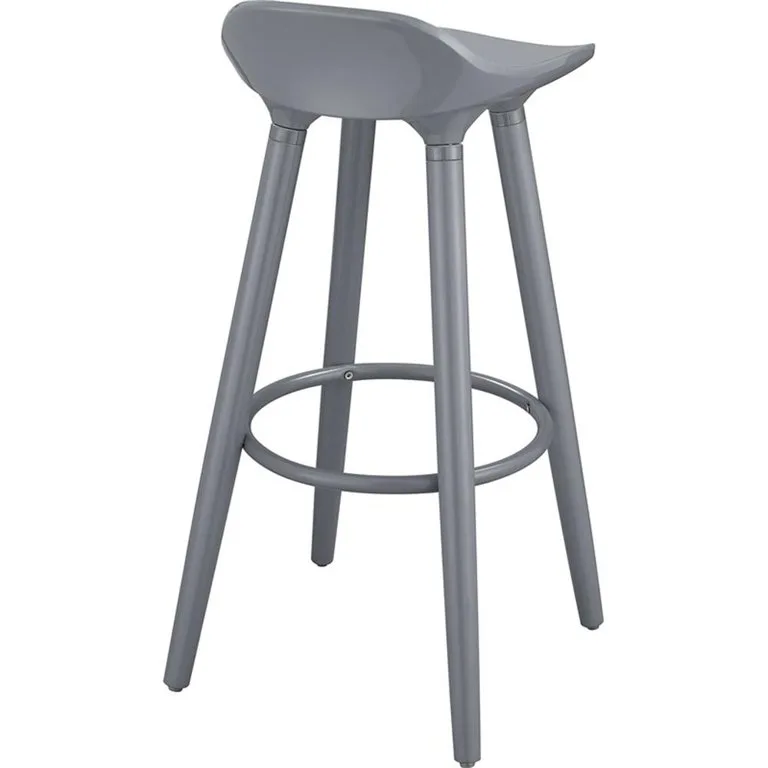 Modern Gray Bar Stool