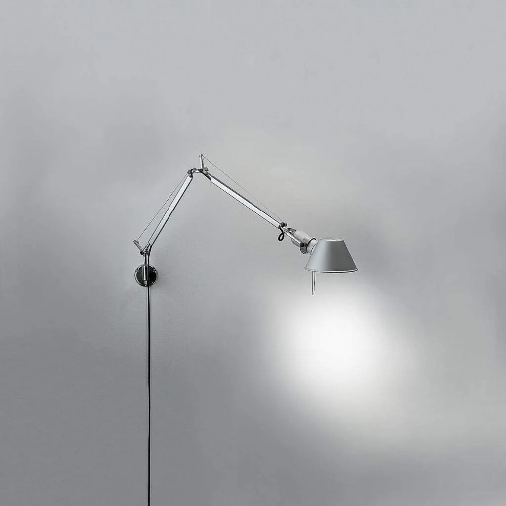 Artemide Tolomeo Micro Aluminum Swing Arm Wall Lamp