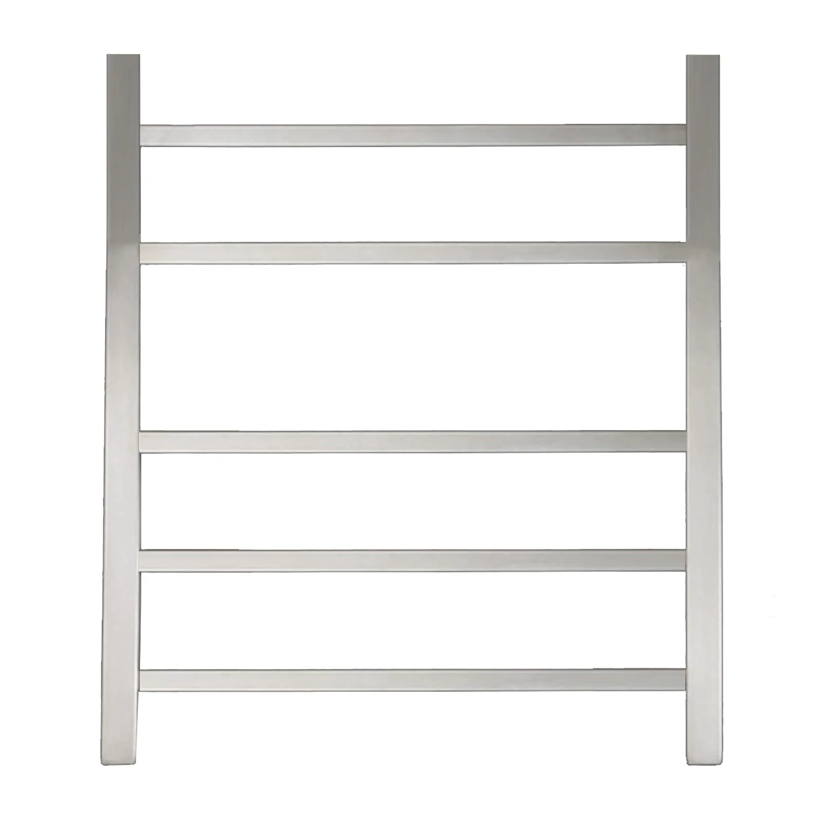 Brushed Silver Heated Towel Rack