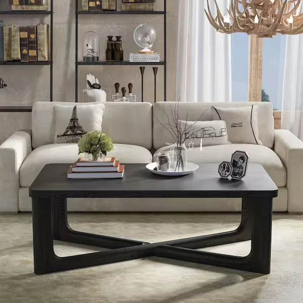 Lirago Black Wood Coffee Table