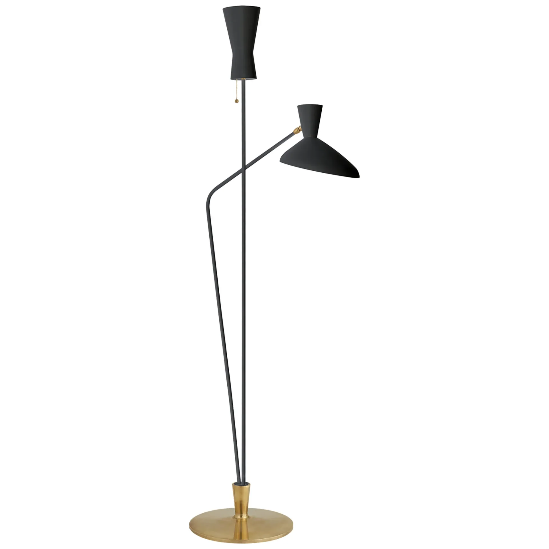 Matte Black Metal Floor Lamp