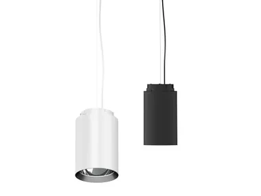 Cylindrical Metal Pendant Light