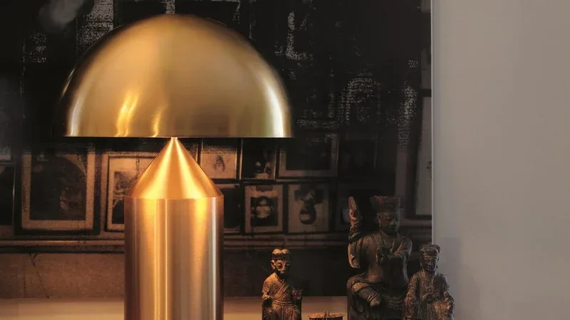 Gold Metal Table Lamp