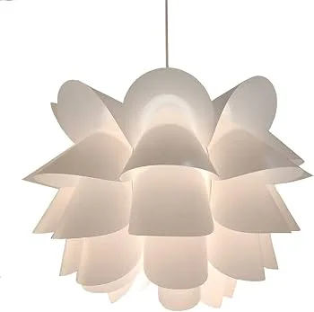 IKEA Knappa White Curved Pendant Light
