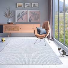 Geometric Wool Area Rug