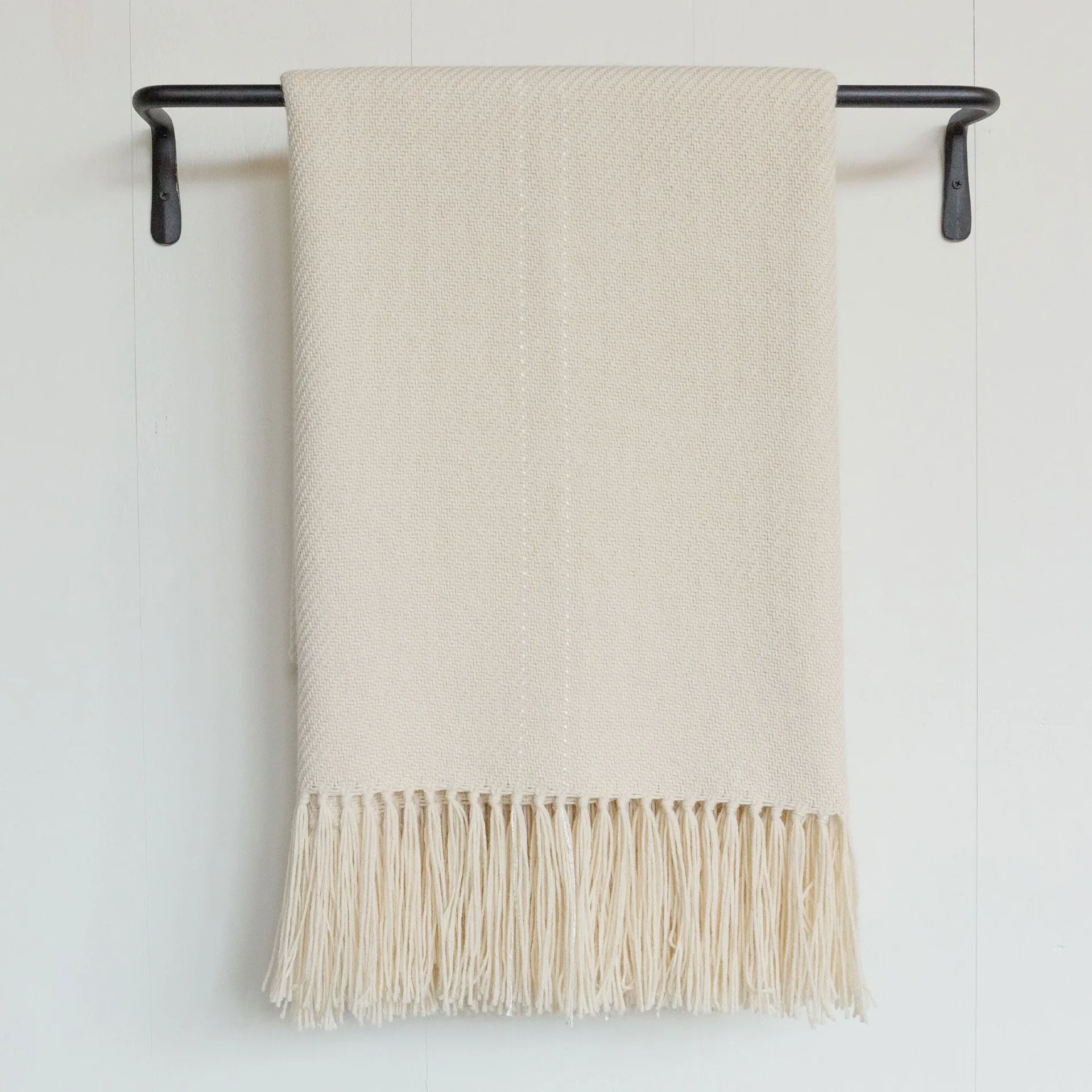 Cream Throw Blanket