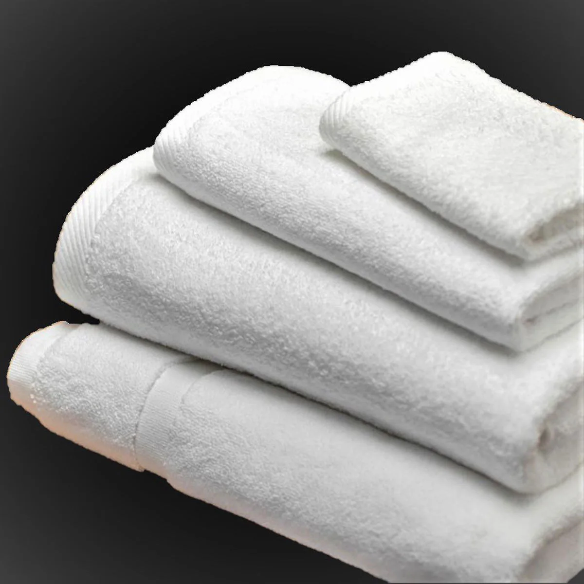 Classic White Cotton Bath Towel