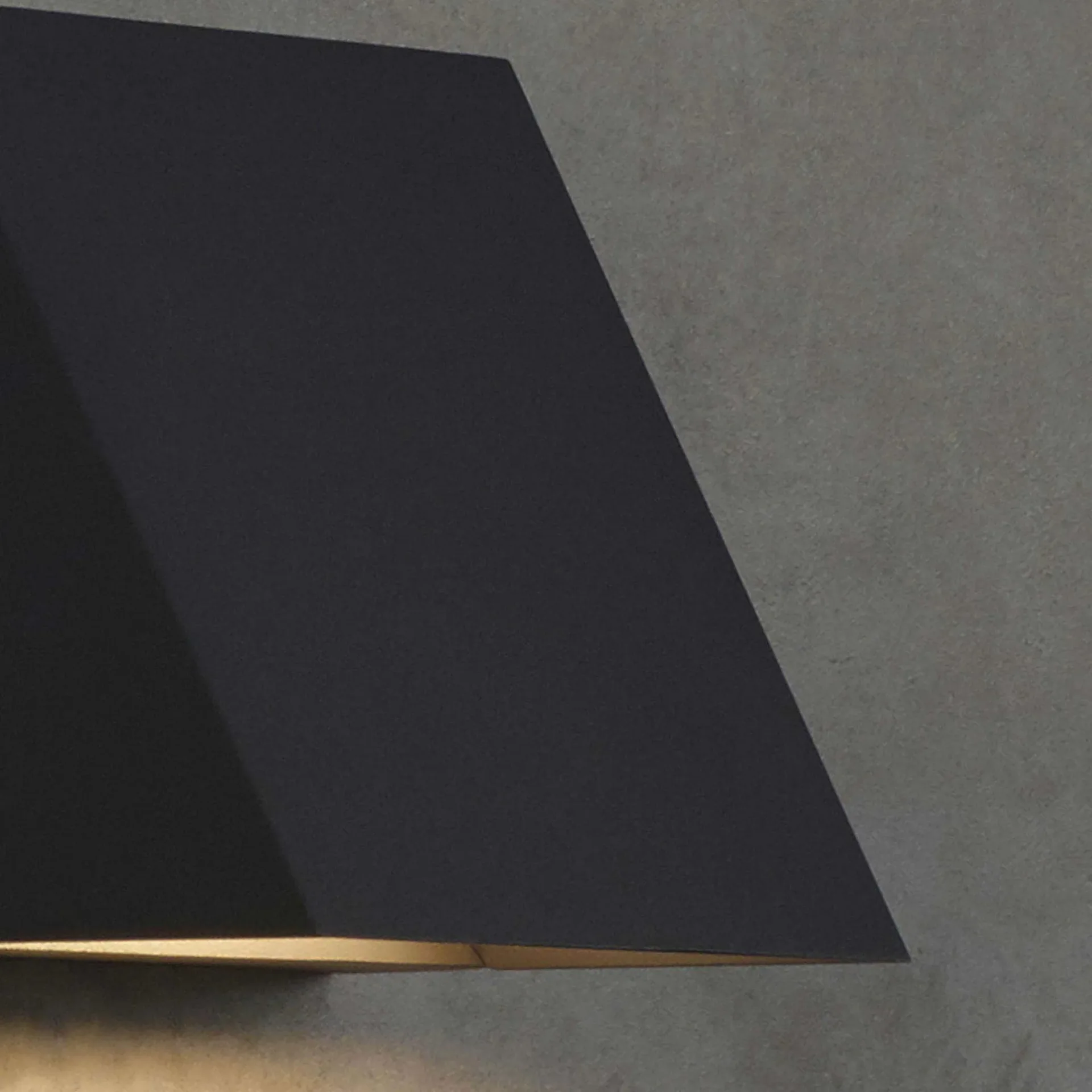 Pitch Matte Black Metal Wall Sconce