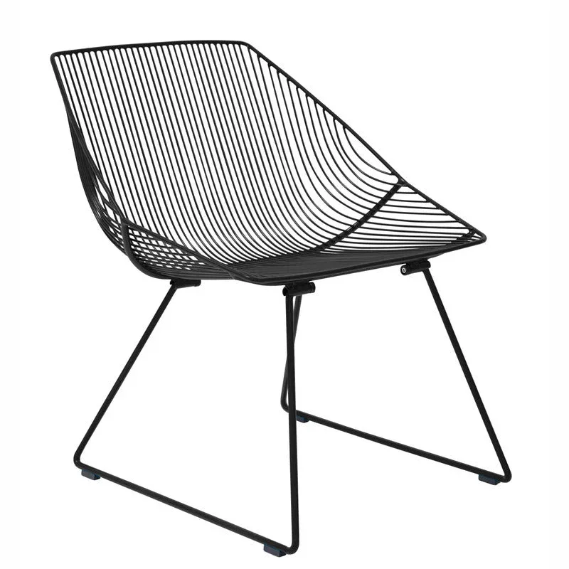 Bend Goods Bunny Black Metal Patio Chair