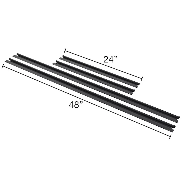 Project Source Black Steel Metal I Beam