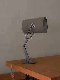 Diesel Foscarini Fork Gray Linen Table Lamp