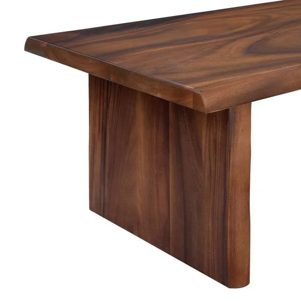 Natural Walnut Wood Coffee Table