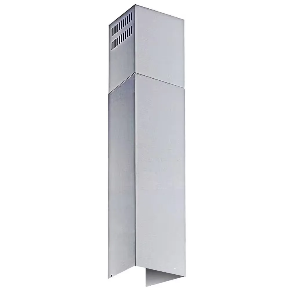 Brushed Steel Range Hood Chimney