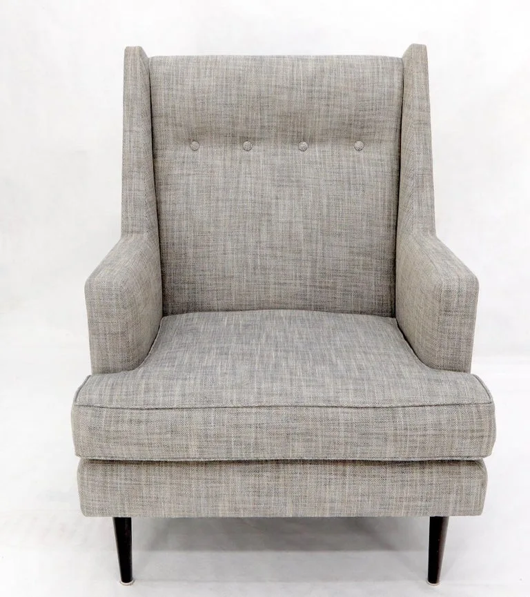 Dunbar Mid-Century Modern Gray Armchair
