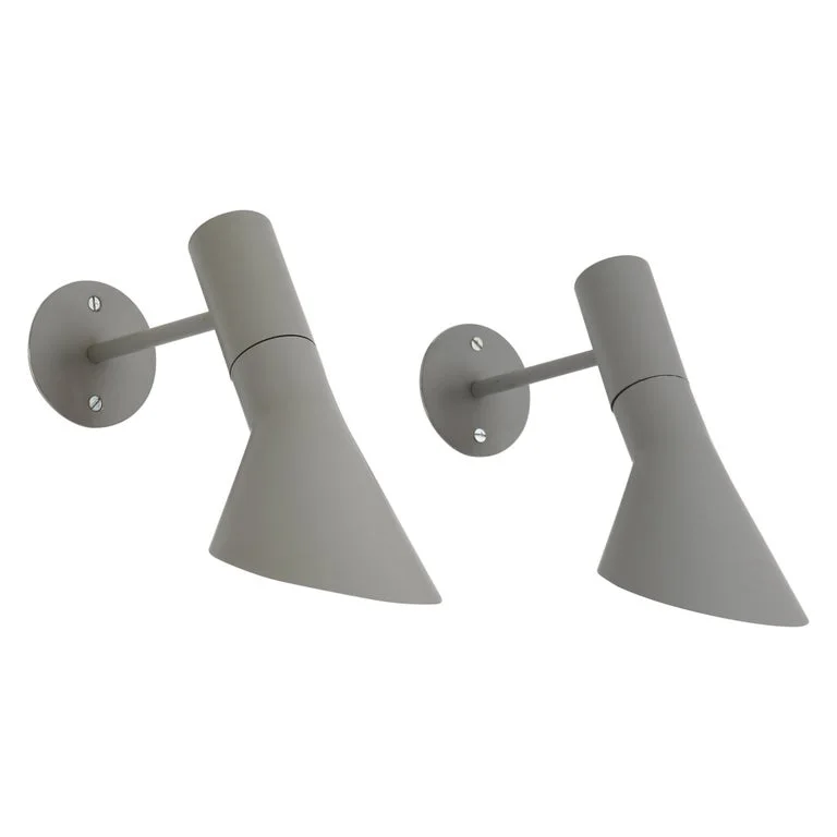 Gray Metal Wall Sconce