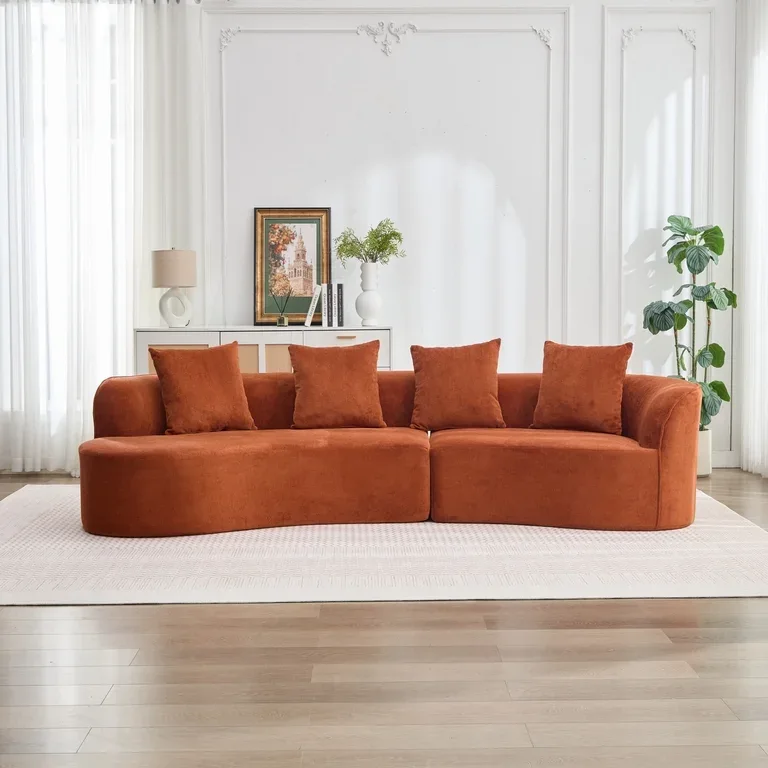 Modern Curved Sectional Sofa