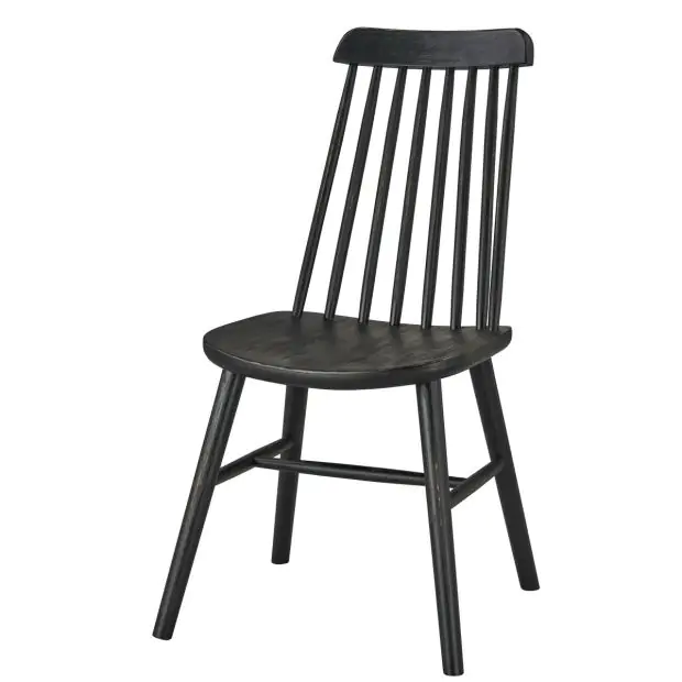 Black Spindle Back Chair