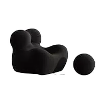 Mom Hug Black Organic Lounge Chair