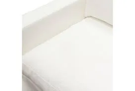 Savannah White Linen Sofa