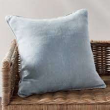 Textured Linen Square Throw Pillow