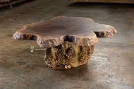 Rustic Walnut Live Edge Coffee Table
