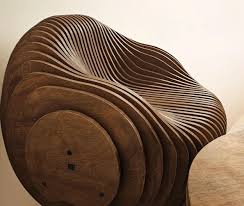 Parametric Sculptural Wooden Bench