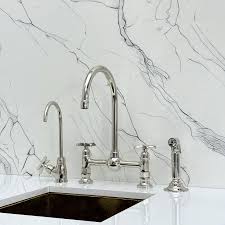 Polished Bridge Kitchen Faucet