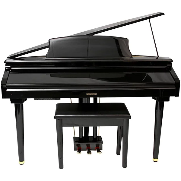 Polished Black Grand Piano