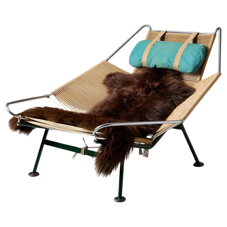 Flag Halyard Chair Woven Lounge Chair