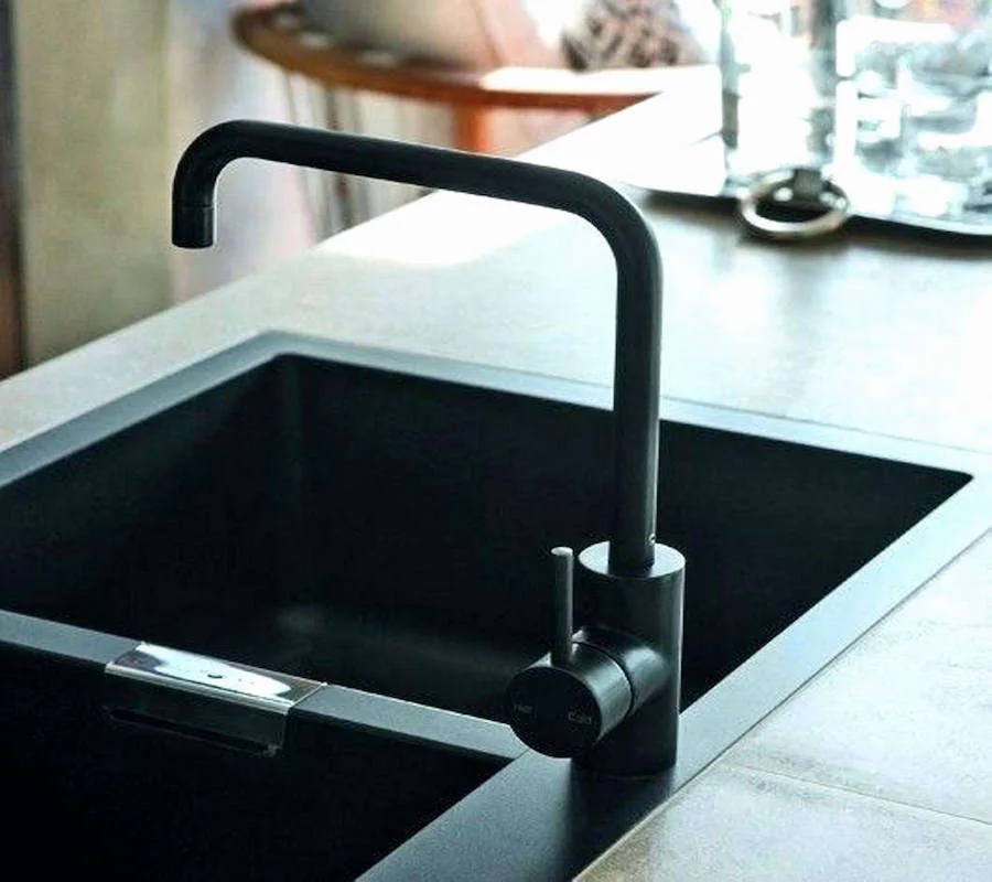 Matte Black Kitchen Faucet