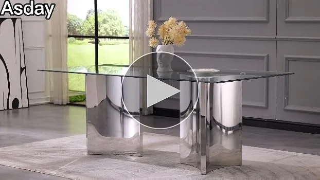 Rectangular Glass Dining Table