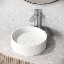 Bryant Round Matte Stone Vessel Sink