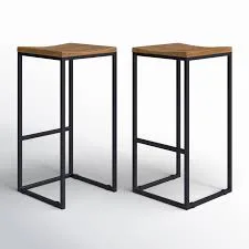 Minimalist Wood Bar Stool