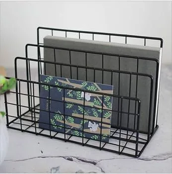 Black Metal Magazine Holder