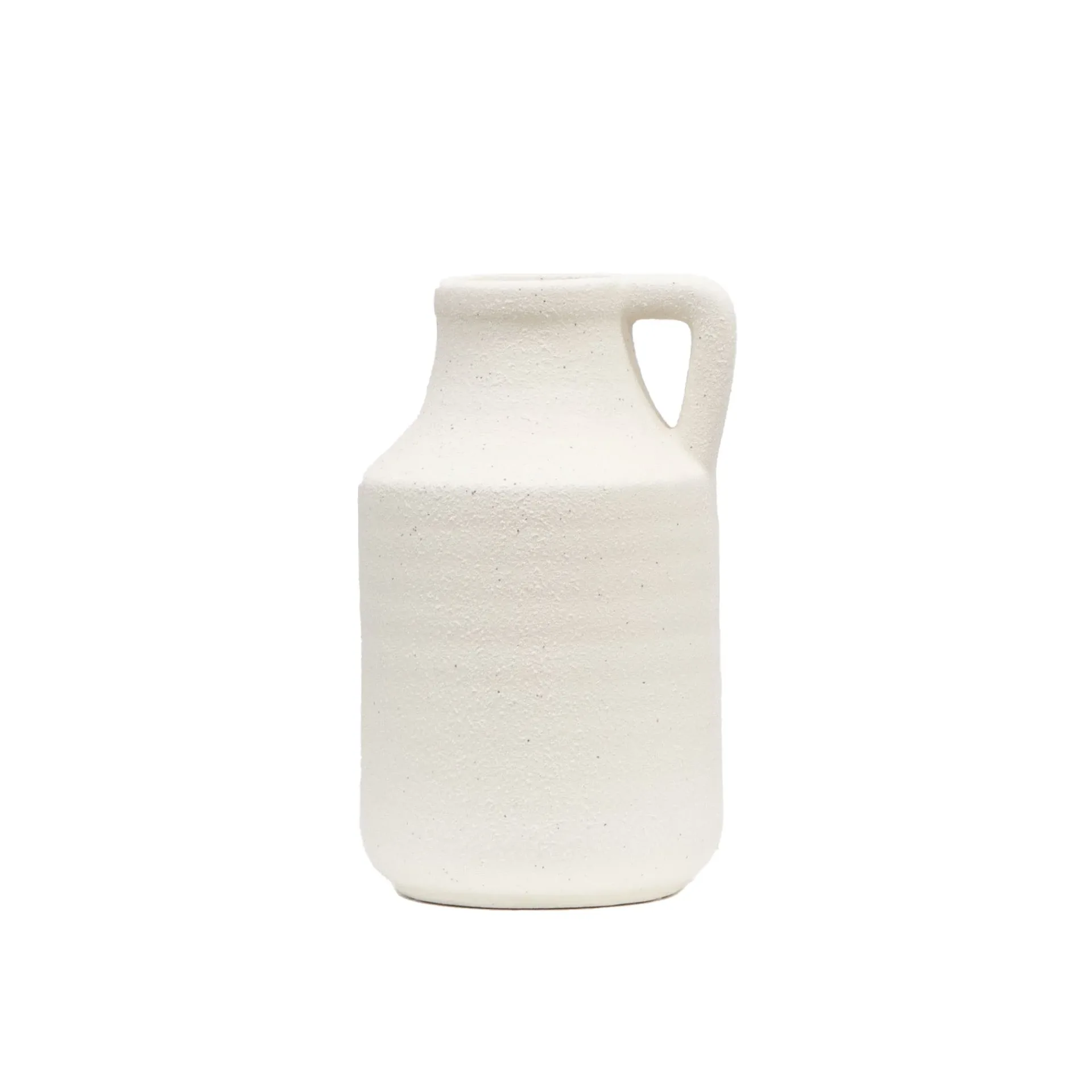Textured Ceramic Pitcher Vase