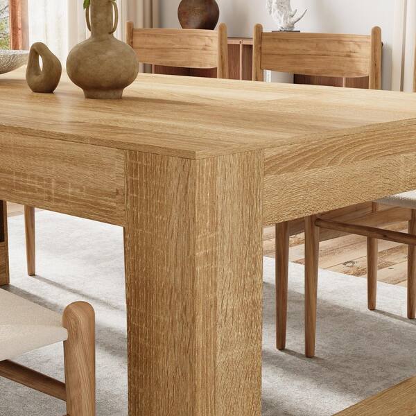 Rectangular Wood Dining Table