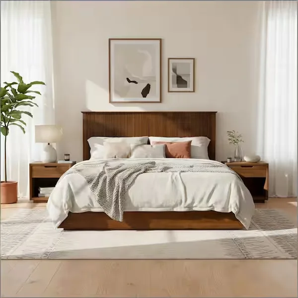 Ysabel Solid Wood Platform Bed