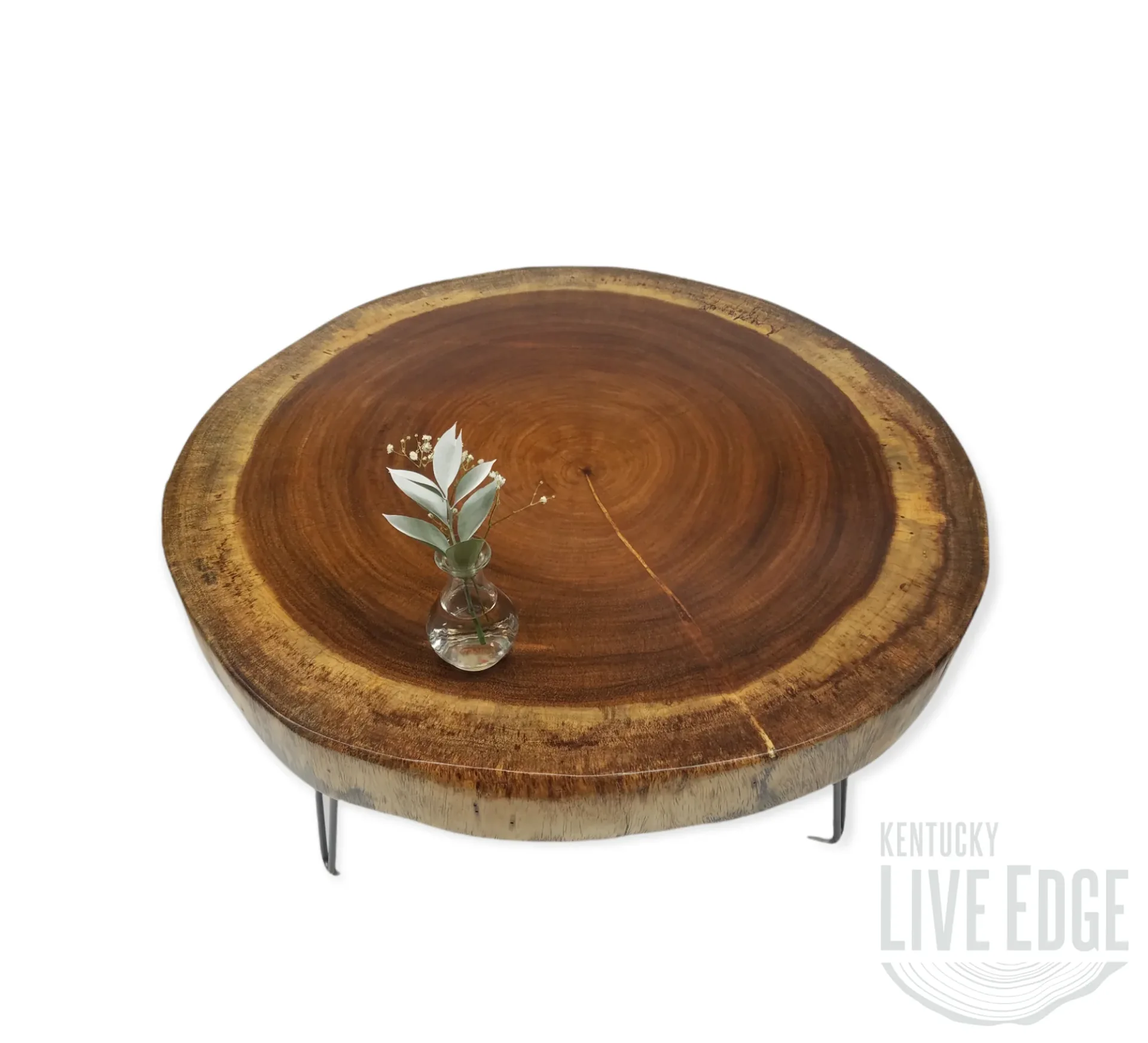 Round Live Edge Coffee Table