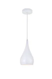 Nora White Metal Pendant Light