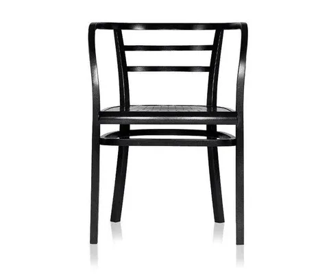 Wagner Postsparkasse Black Bentwood Dining Chair