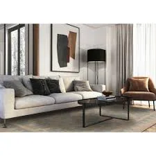 Gray Wool Area Rug