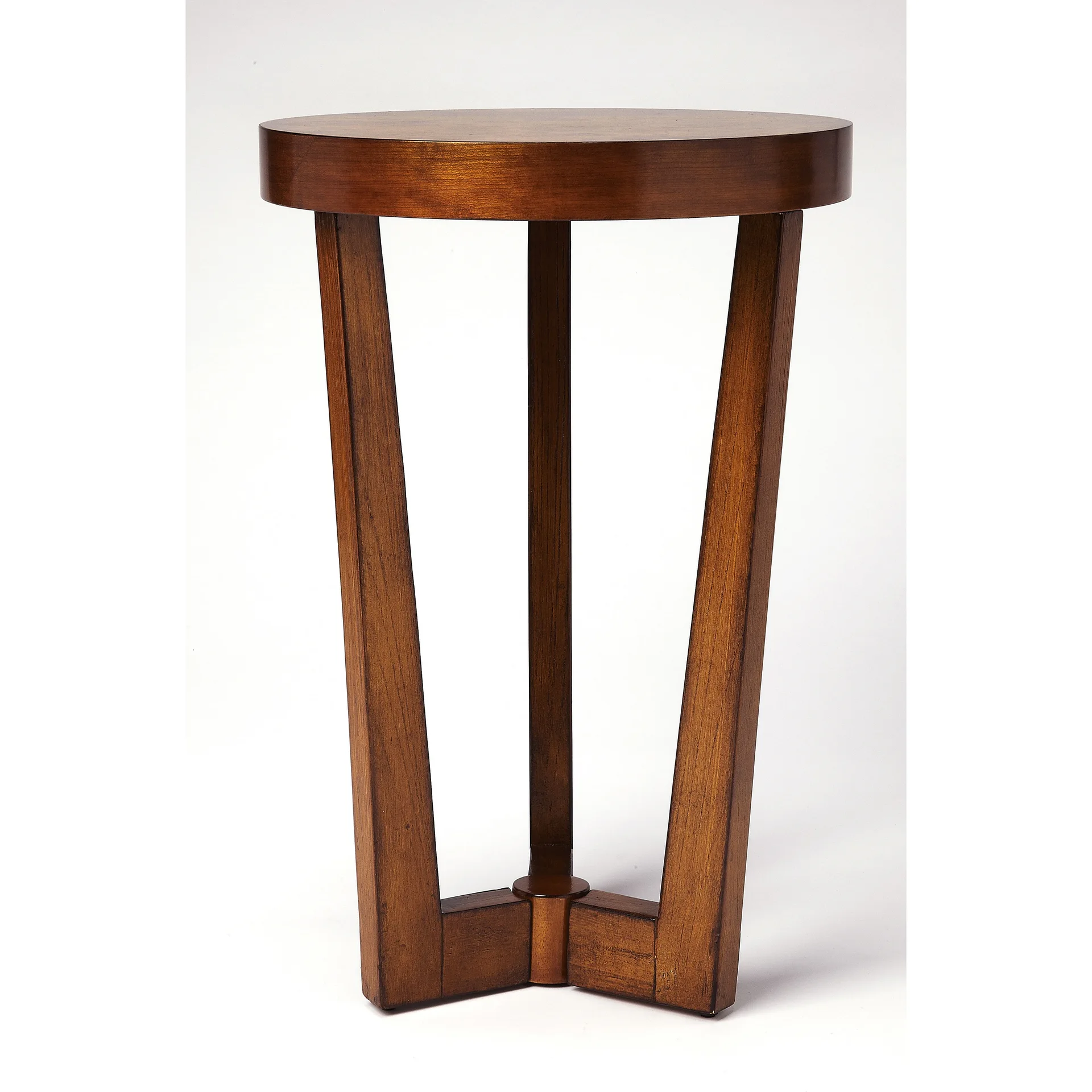 Aphra Round Wooden Side Table