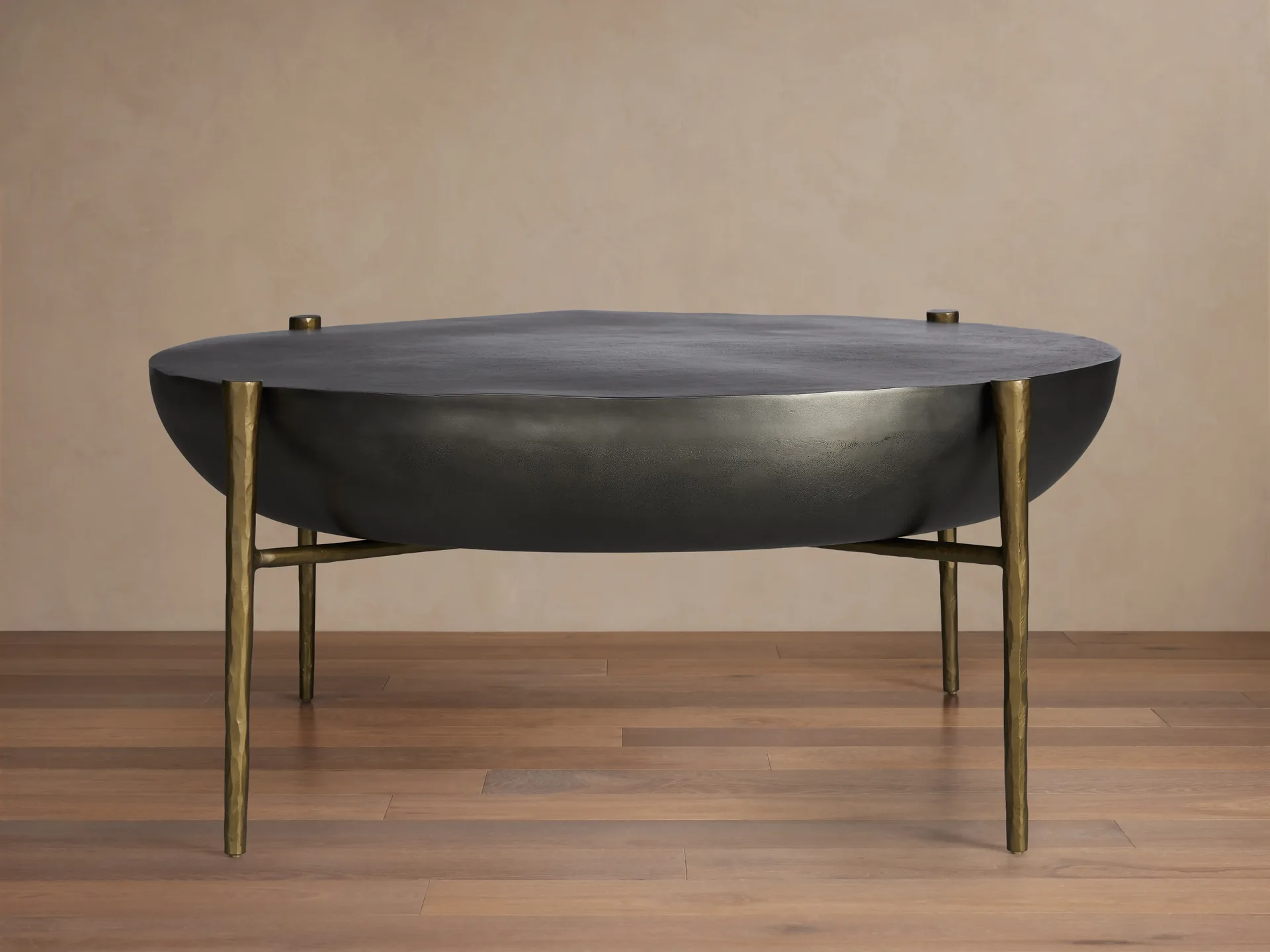 Donovan Round Metal Coffee Table