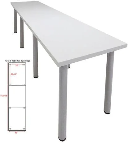 White Minimalist Desk