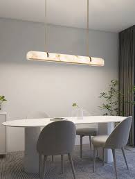 Linear Alabaster Pendant Light