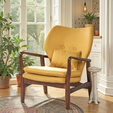 Mustard Yellow Mid-Century Armchair