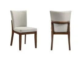 Cream Fabric Dining Chair