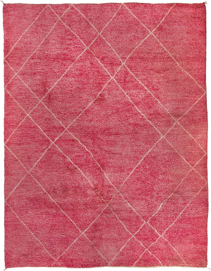 Pink Wool Area Rug