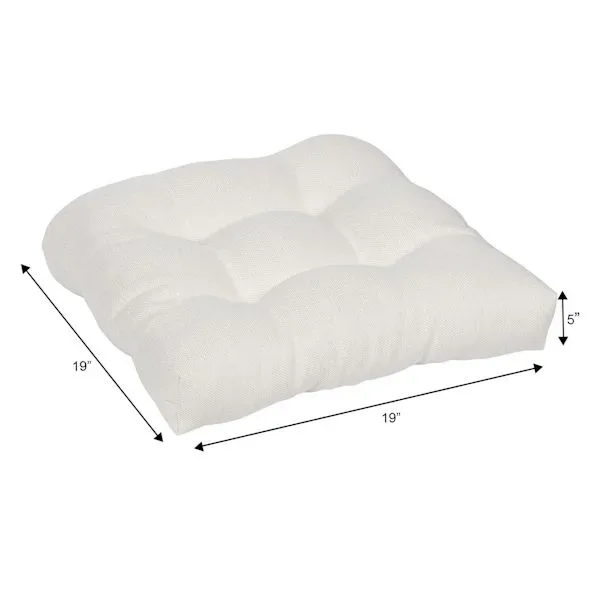 White Square Floor Cushion