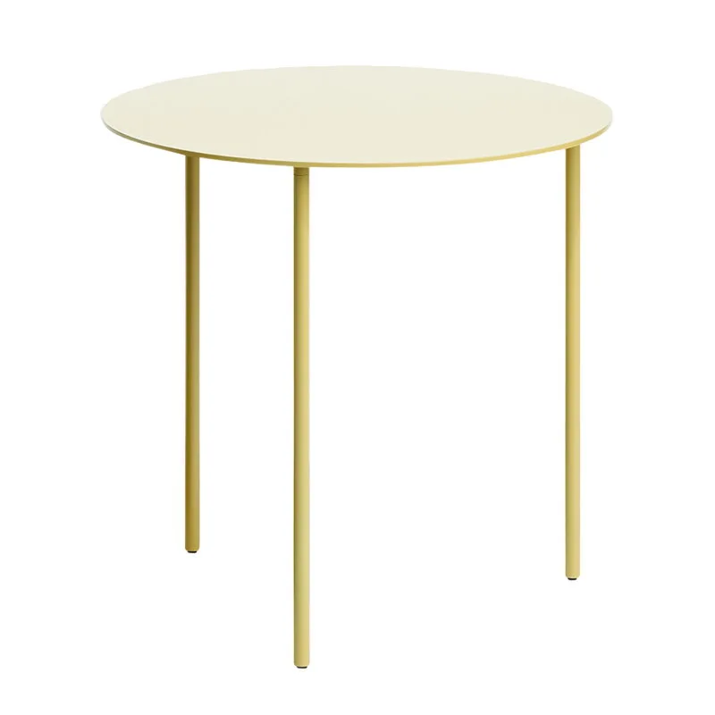Møbel Copenhagen Pair Round Steel Tray Side Table